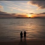 Portfolio-Sunset beach at Dusk